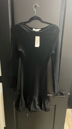 Black knitted Dress
