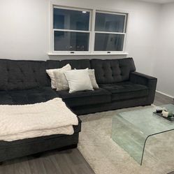 Gray Sectional couch, Coulee Point 2-Piece Sectional with Chaise