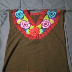 Handcrafted Blouse South Mexico 