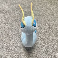 Amaura Pokémon Plush Pokémon Stuffed Animal Soft Toy Blue TOMY
