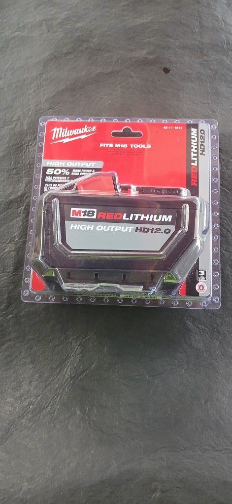 Milwaukee  M18  Hd12.0 Firm  New $200