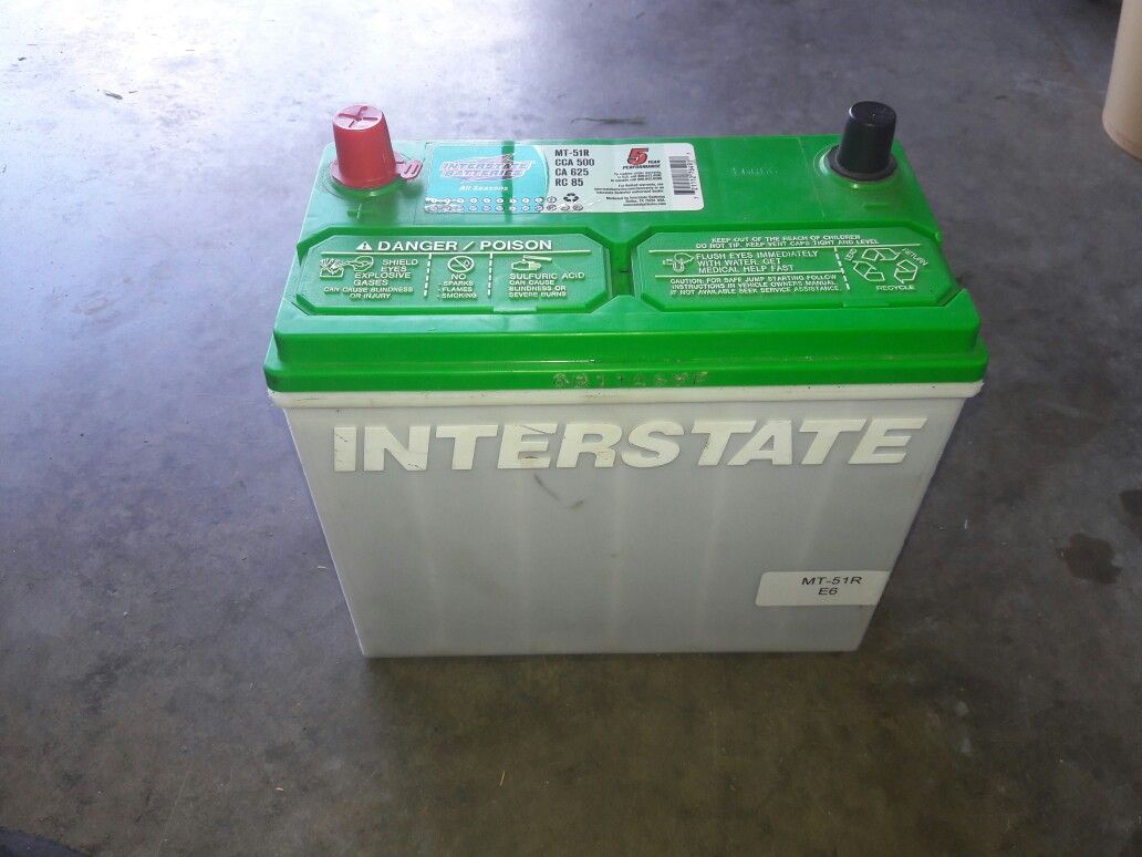New Interstate Battery MT-51R