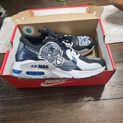 Dallas cowboys nike air max 10.5 mens