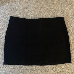 BlueBlush Black Mini Skirt