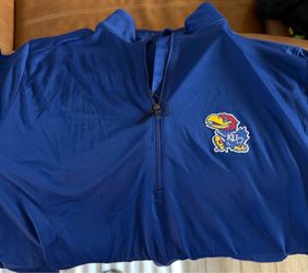 Women’s Antigua 1/4 zip Kansas Jayhawks long sleeve