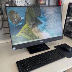 Dell OptiPlex 7460 All-In-One Intel i5-8500 CPU/includes Wireless Keyboard and mouse.