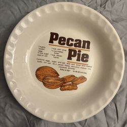 Pecan Pie Plate 