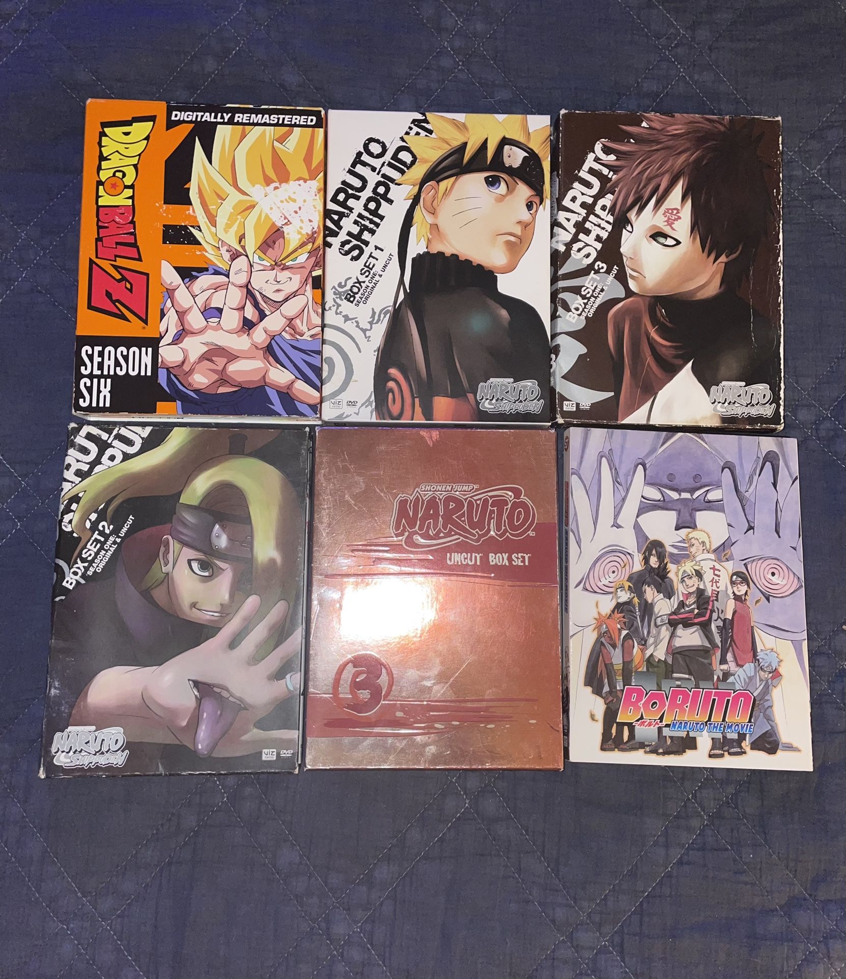 Naruto DVD Box Sets Lot