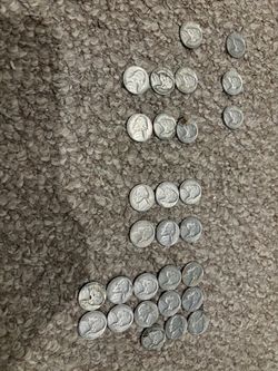 Lot of 30 pre 1965 nickels silver 1(contact info removed)