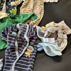 Newborn–3M Baby Boy Clothes Lot (21 pcs) – Like New