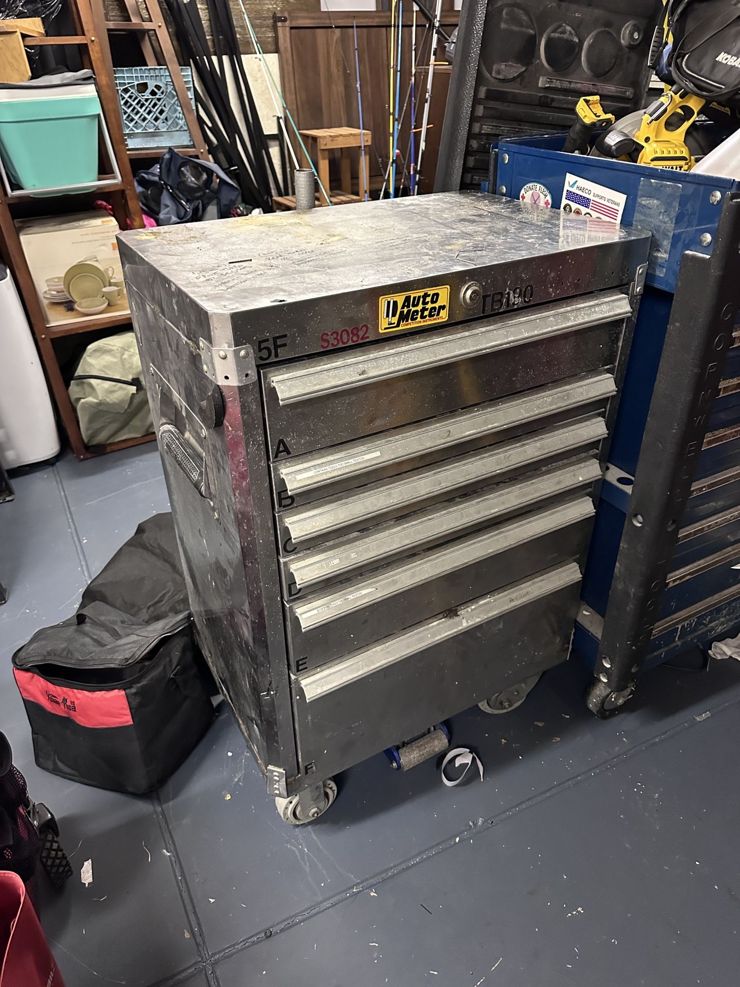 6 Drawer Rolling Tool Box