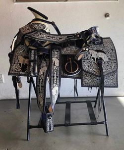 Montura bordada hecha en mexico 🇲🇽
