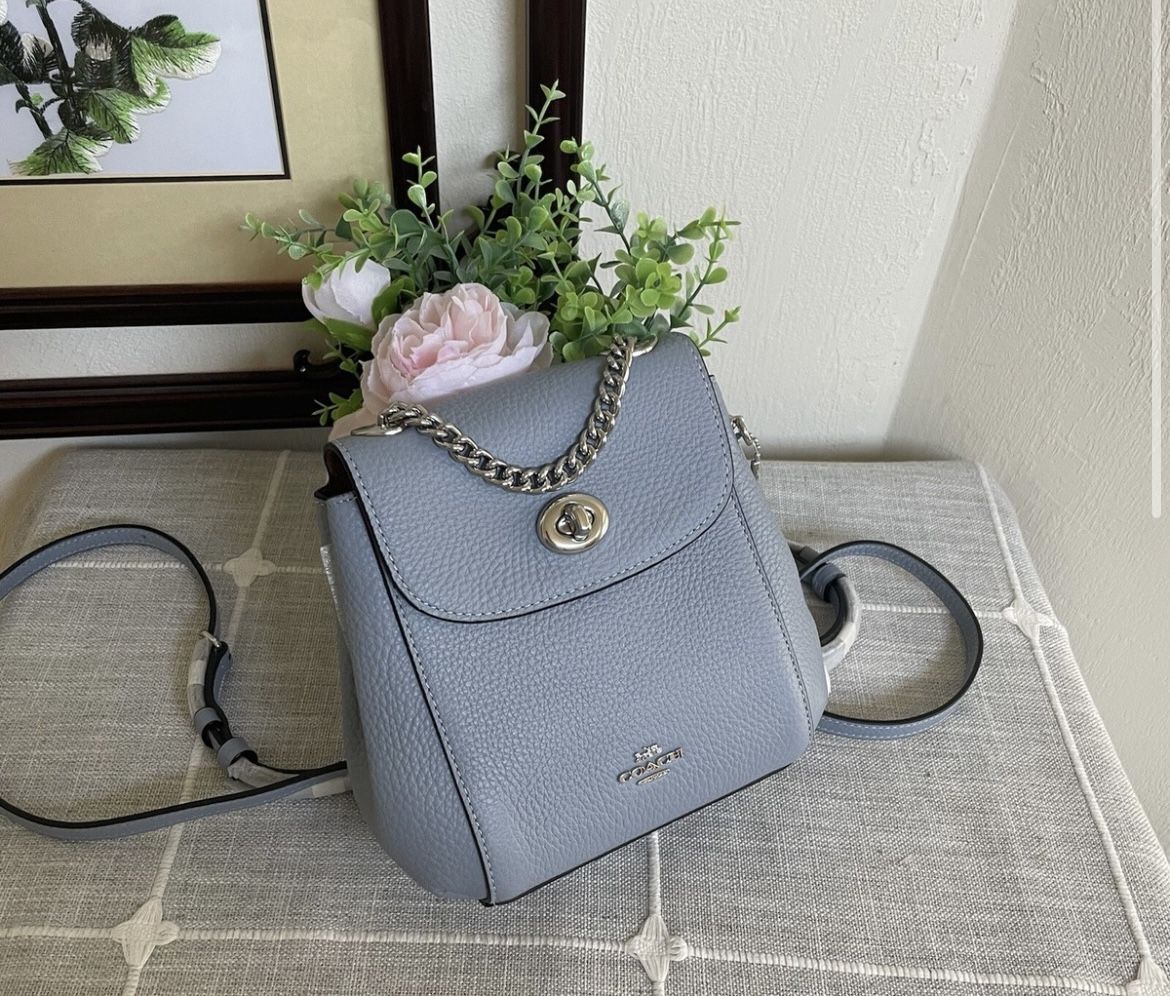 Coach Convertible Mini Leather Backpack