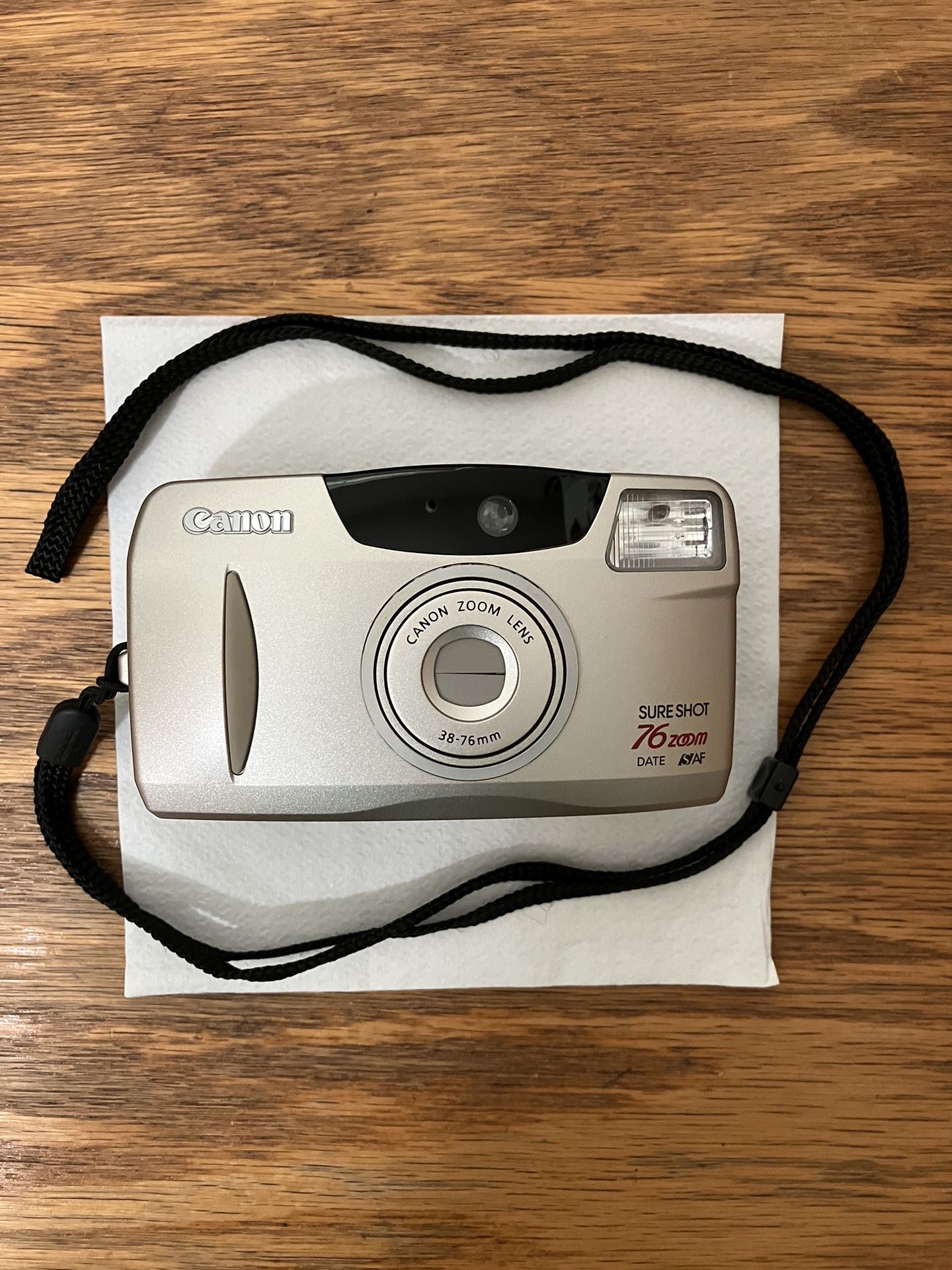 Canon Sure Shot 76 Zoom Lens 35mm Point & Shoot Film Camera Cam Sureshot