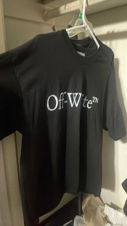 Off white shirt size small but it’s cropped