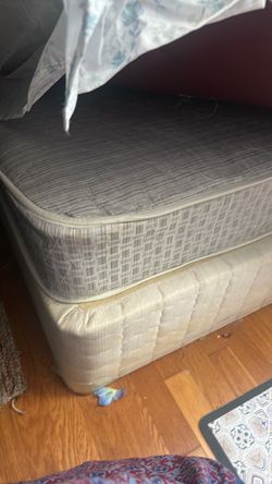 Bed: spring box and a mattress full-size