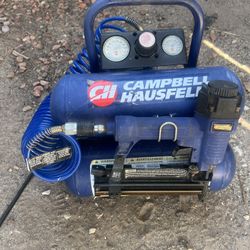 Small Air Compressor + Brad Nailer