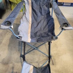 Oversized Armchair with footrest 