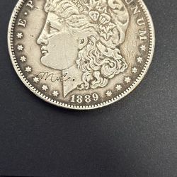 1889 Morgan Silver Dollar 