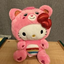 Brand New Hello Kitty Care Bear Plush