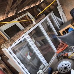 French Doors And Huge Window 