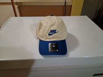Unisex nike hat futura wash club brand new cream blue