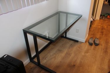 Desk With Glass Top