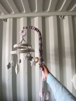 Musical crib mobile..