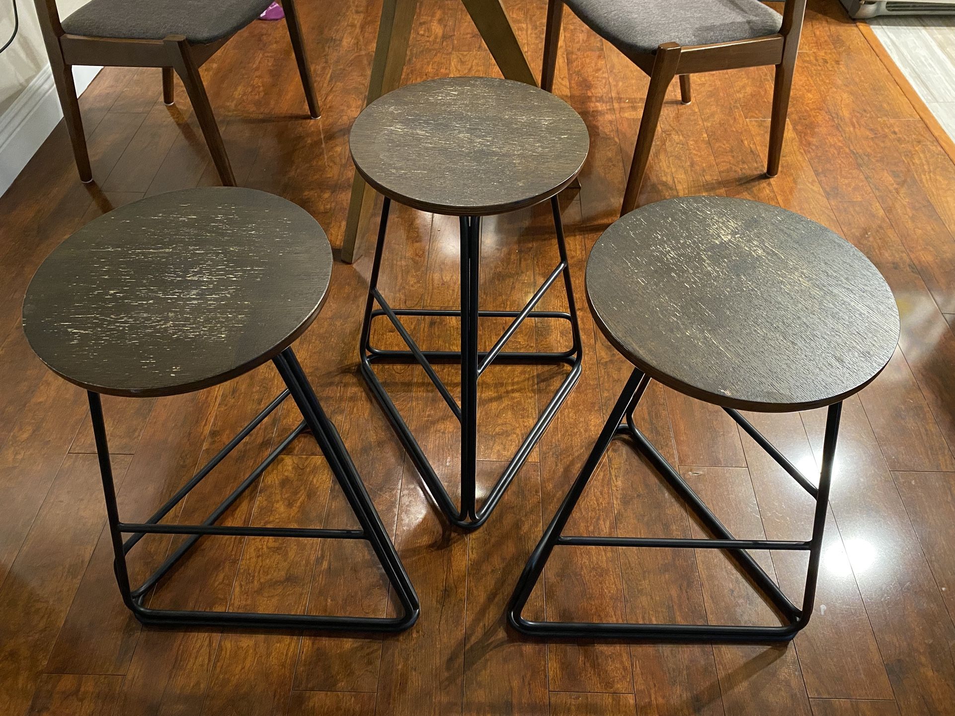 HD Buttercup Counter Height Stools (x3)