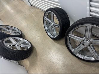 22 in iroc wheels  with sunny low profile tires