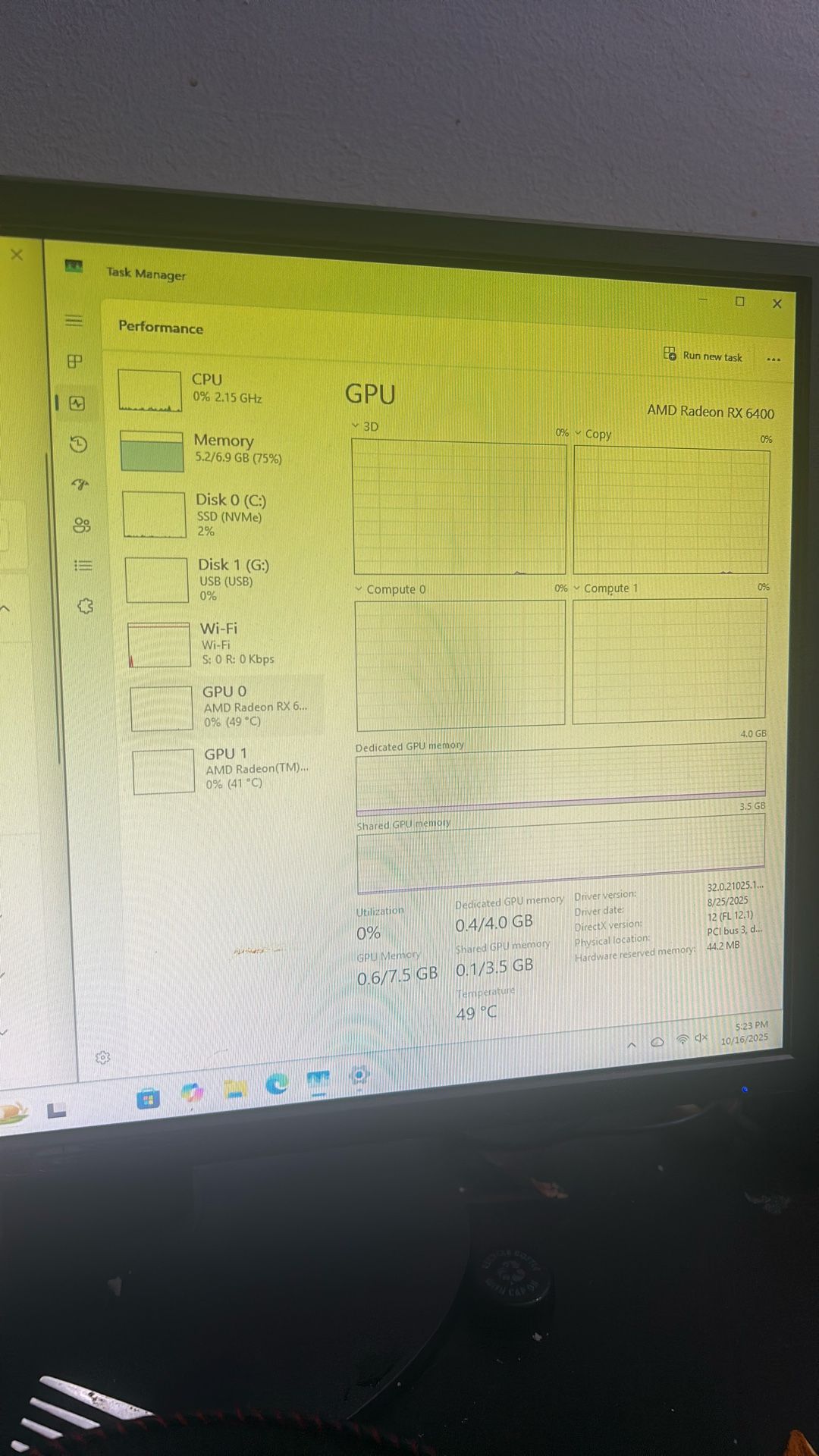 Gaming PC with RX 6400