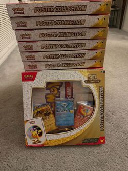 Pokemon 30th anniversary tech stickers and posters