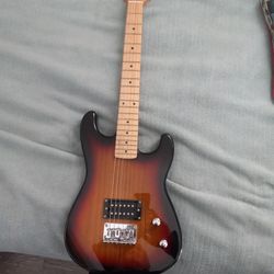 Rice By Sawtooth Junior Electric Guitar Good Condition.