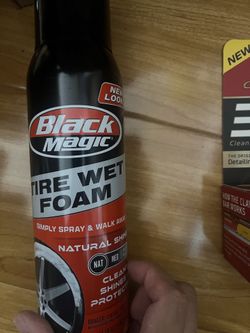 Tire wet foam