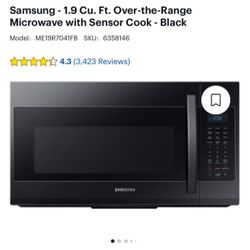 Samsung 30” Over The Range Microwave
