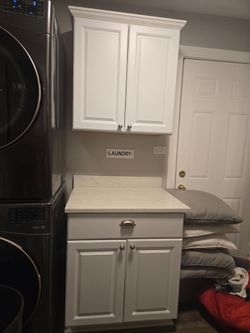 30 inch upper and lower cabinet set