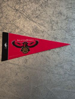 Atlanta Hawks Mini Pennant 4”x9" Wall Flag NBA Basketball - New