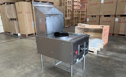 NSF 13 in 1 hole Chinese Wok Range With waterfall TC-W1L0 NG