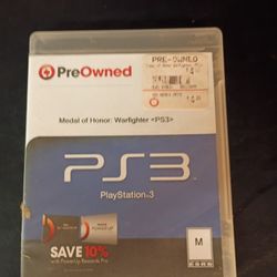Medal Of Honor Werfighter PS3