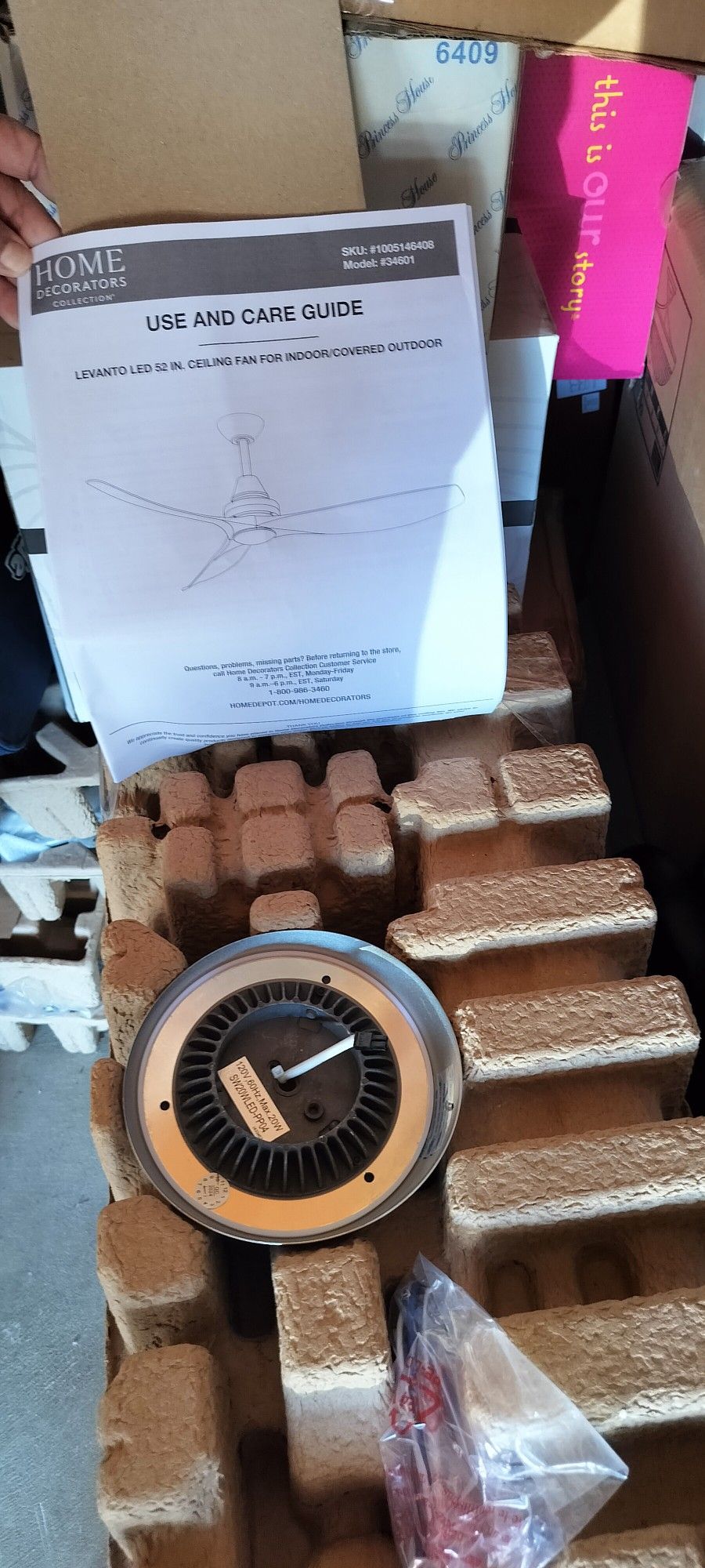 Led Indoor/Outdoor Ceiling Fan