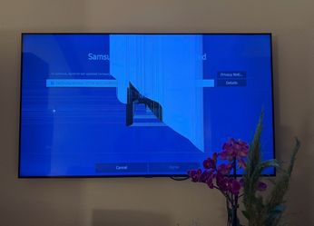 Samsung 55” 4K Smart TV (UN55TU7000) – Broken Screen – $50 OBO