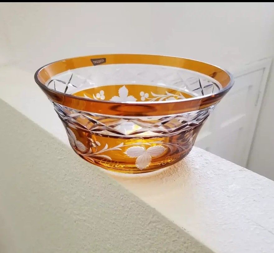 Italian crystal bowl