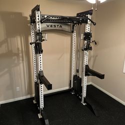 Vesta Fitness PRO SERIES 2-1 Ultimate Half Rack Functional Trainer/Gym Equipment/ Home Gym/ Fitness/ FREE DELIVERY 🚚 
