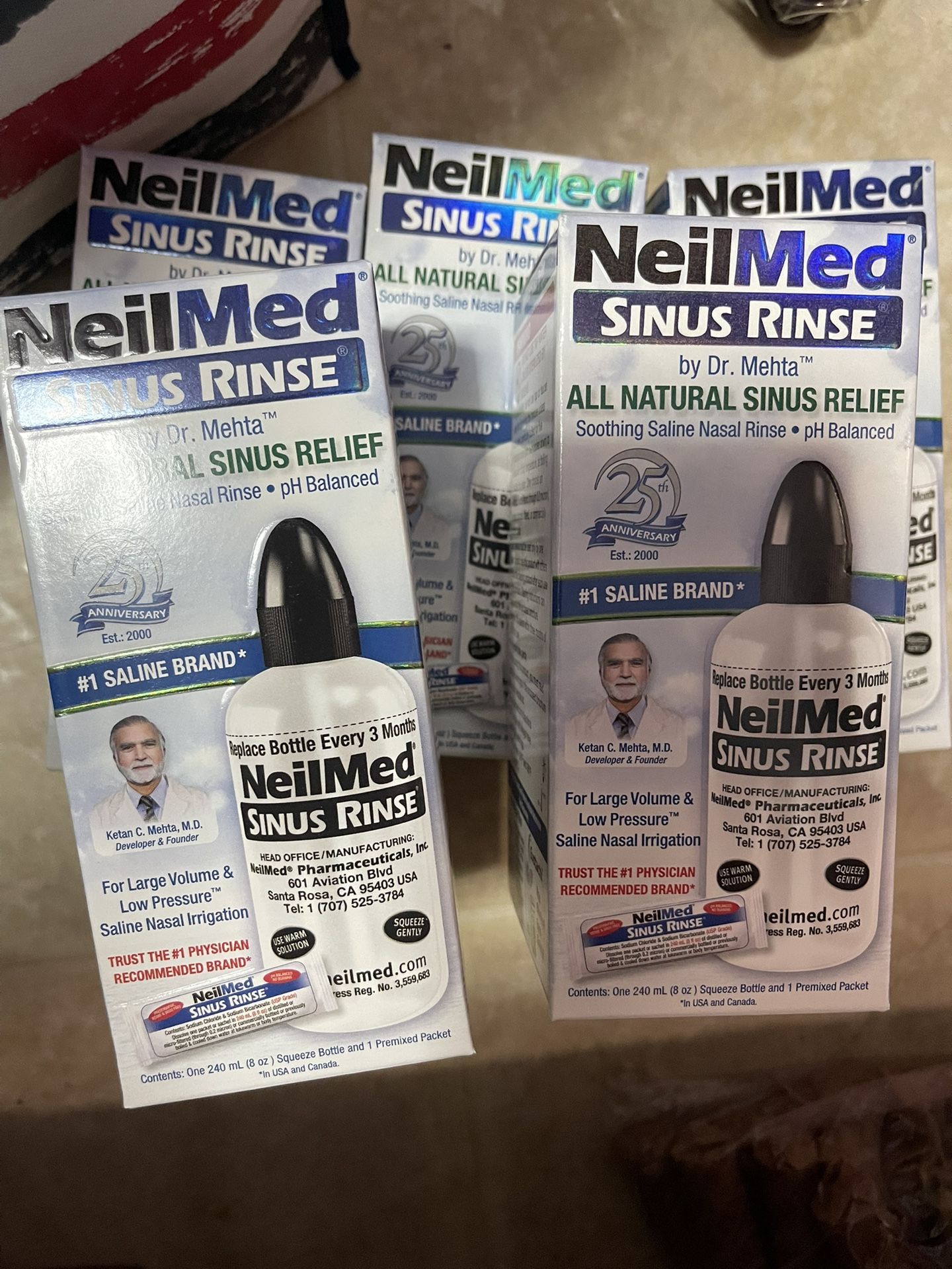 NEILMED SINUS RINSE X 5