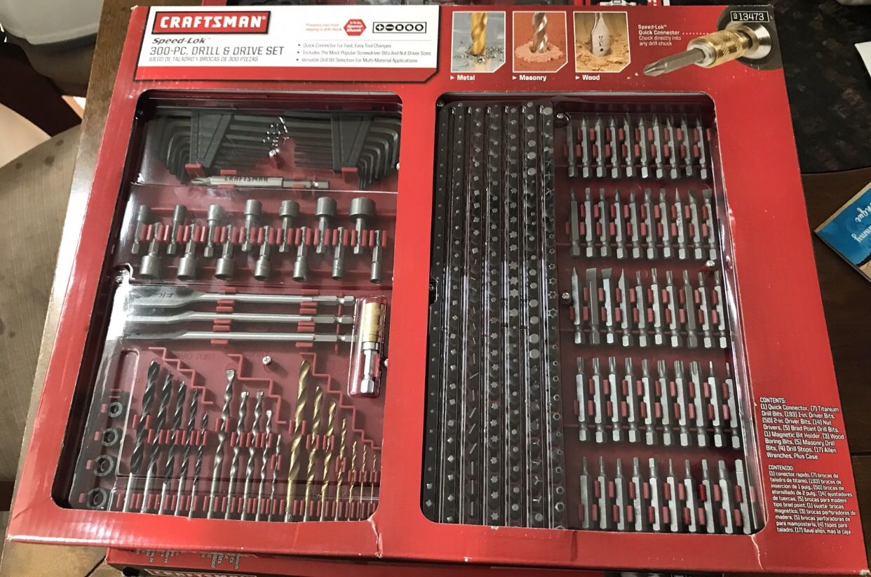 Craftsman 300 piece drill drive bit set for Sale in Richmond VA OfferUp