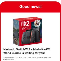 Nintendo Switch 2 Mario Kart Bundle