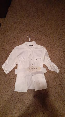 Ladies Apt 9 Shirt Jacket Size petite large