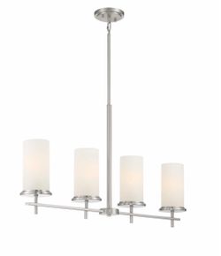 Minka Lavery 4 Light Vantage Nickel Island Chandelier