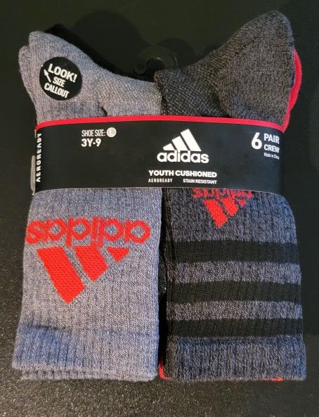 ADIDAS socks- 6 Pack