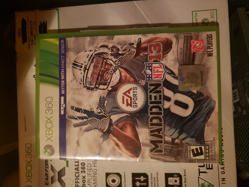 Madden NFL 13 xbox 360 games